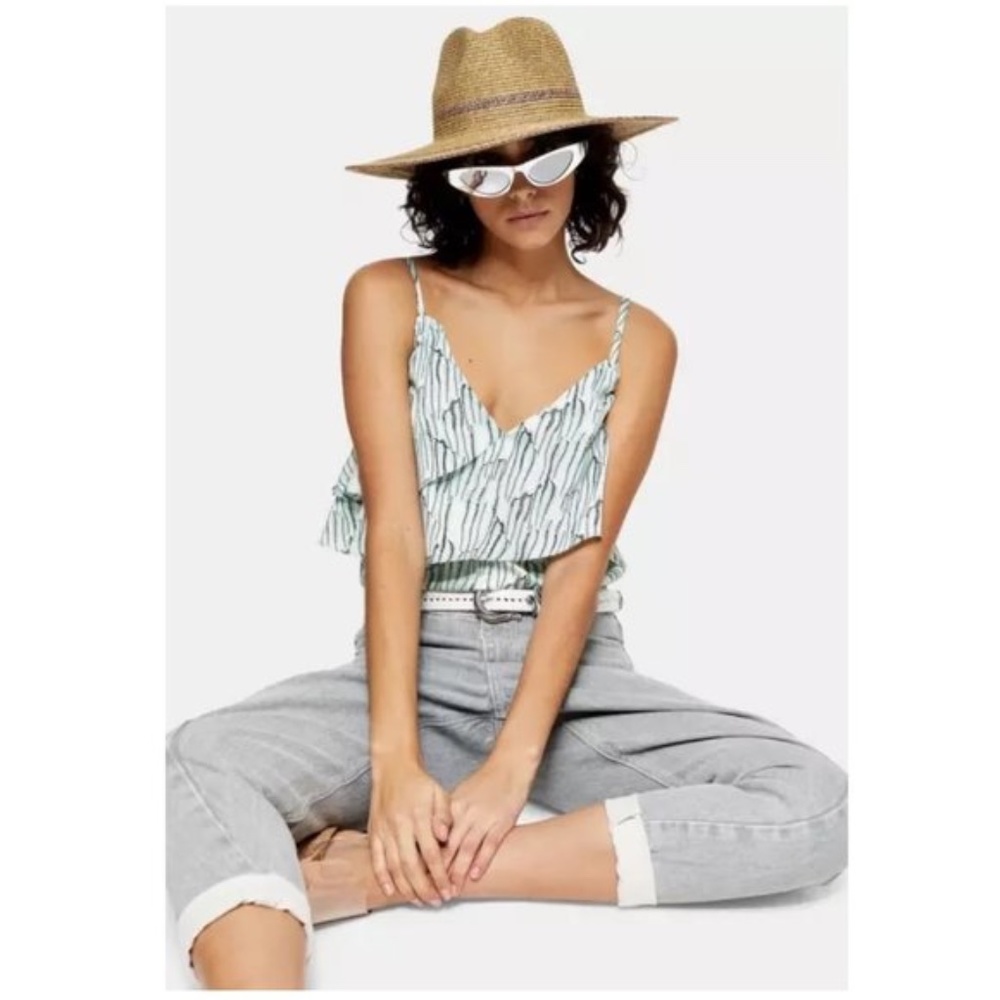TOPSHOP IDOL Tiered Ruffle Camisole